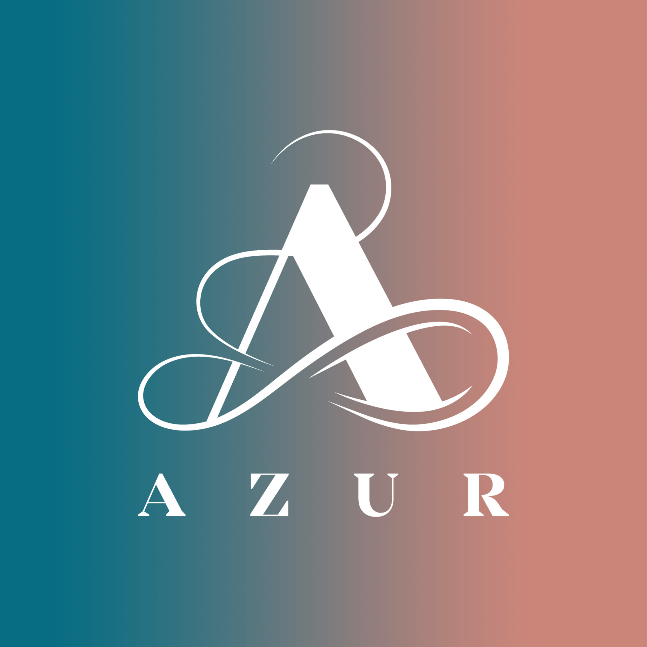 Hotel-Logo AZUR - reverse